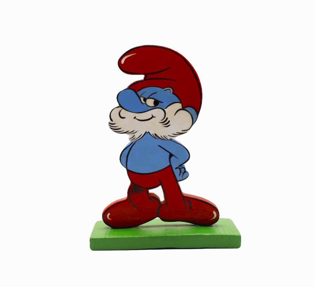 Χειροποίητη Φιγούρα Μπαμπαστρούμφ
