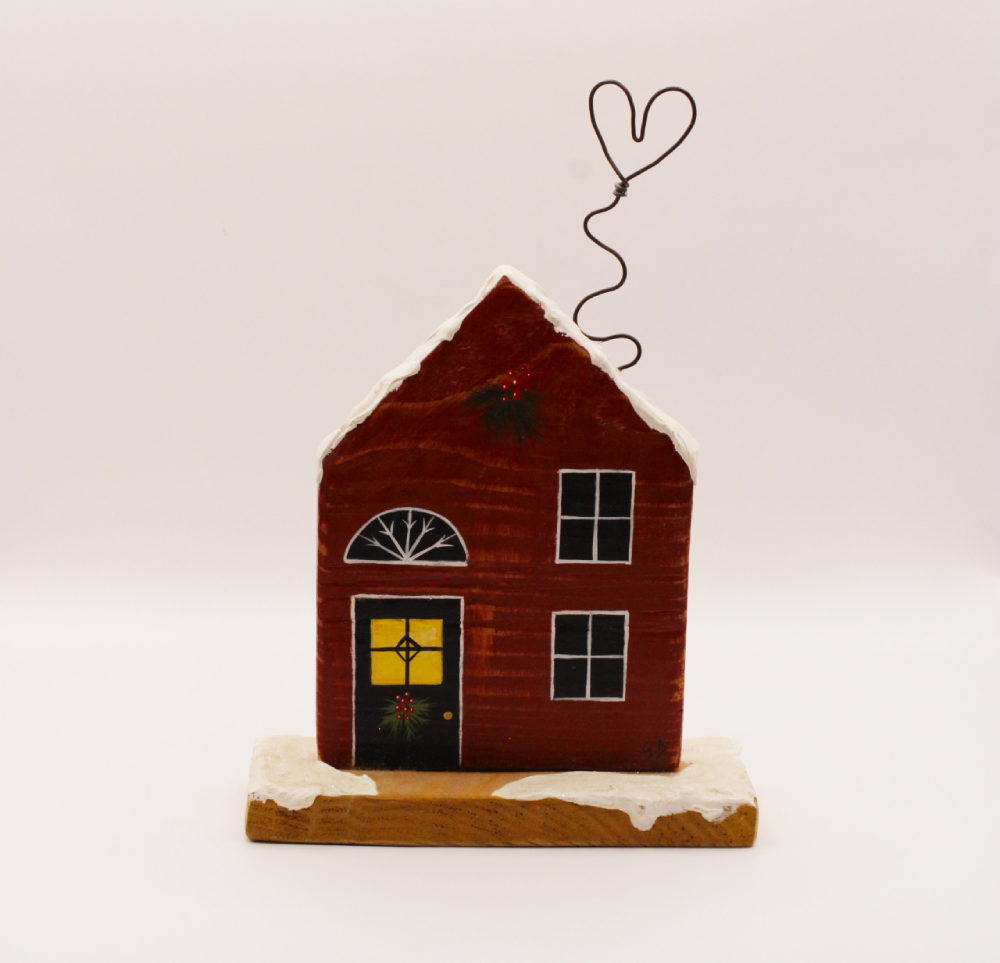 Χιονισμένο Διακοσμητικό Σπιτάκι