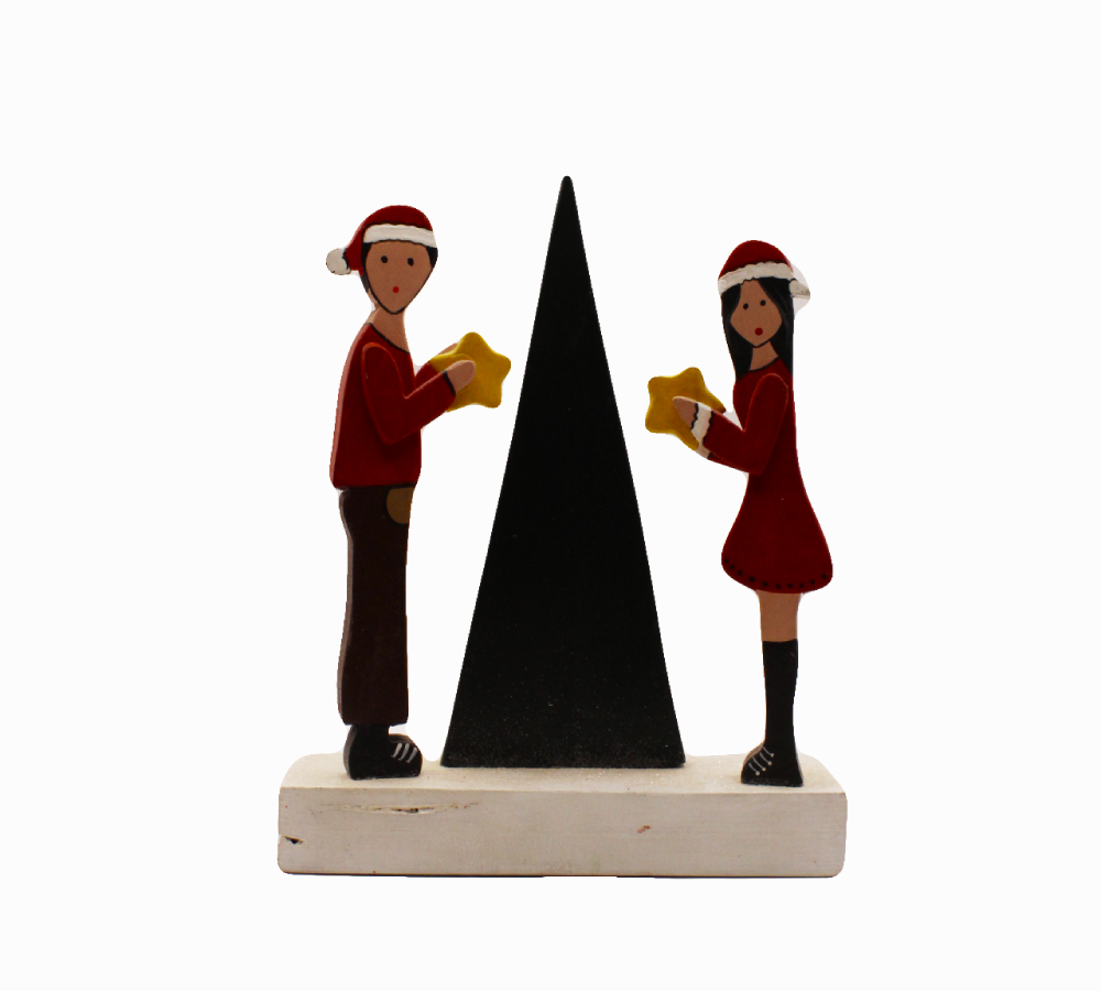 Χριστουγεννιάτικο Διακοσμητικό Ζευγάρι