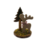 Διακοσμητικό Τάρανδος με Έλατο