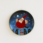 Ζωγραφιστό Κεραμικό Πιάτο Άγιος Βασίλης