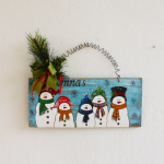 Καδράκι Οικογένεια Χιονάνθρωπων