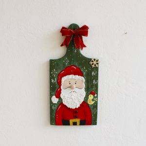 Διακοσμητικό Ξύλο Κοπής Άγιος Βασίλης