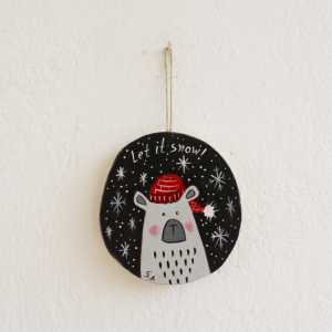 Χριστουγεννιάτικο Διακοσμητικό Αρκουδάκι