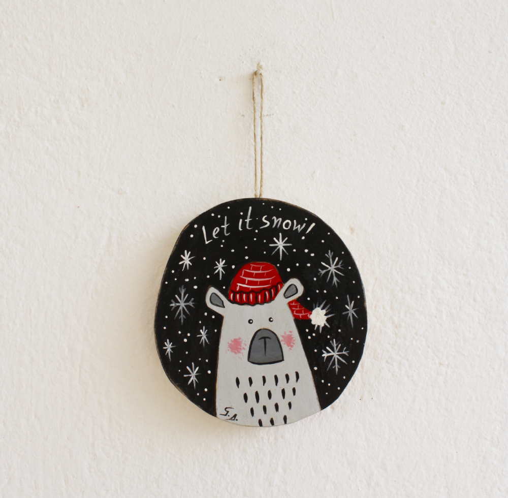 Χριστουγεννιάτικο Διακοσμητικό Αρκουδάκι