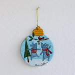 Χριστουγεννιάτικο Στολίδι Ποντικάκια