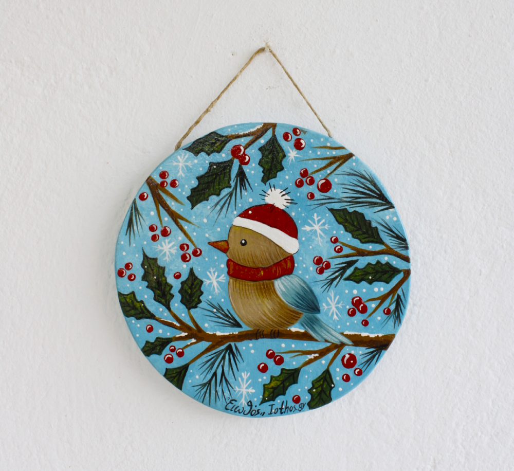 Χριστουγεννιάτικο Διακοσμητικό Πουλάκι